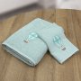 Σετ Πετσέτες Βρεφικές (2τμχ) Paloncino Mint Lino Home