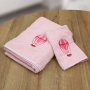 Σετ Πετσέτες Βρεφικές (2τμχ) Paloncino Pink Lino Home