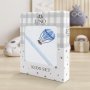 Βρεφική Κάπα Paloncino White/Blue Lino Home
