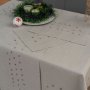 Χριστουγεννιάτικο Τραπεζομάντηλο (140x140) CD02 Gray Palamaiki