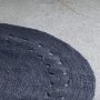 Στρογγυλό Χαλί (R150) Makrame Dark Gray Nima Home