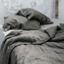 Κουβερλί Γίγας Linen Dark Gray Nima Home