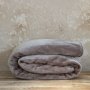 Κουβέρτα Βελουτέ Μονή Coperta Cigar Beige Nima Home