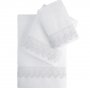 Σετ Πετσέτες Μπάνιου (3τμχ) Demur White Nima Home