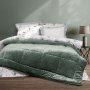 Κουβερτοπάπλωμα Υπέρδιπλο Cira Dark Green Nima Home