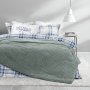 Κουβερτοπάπλωμα Υπέρδιπλο Muffle Smoky Green Nima Home