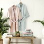 Μπουρνούζι Κιμονό με 3/4 Μανίκι Abrazo Aqua Mint Nima Home