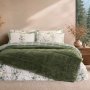 Κουβερτοπάπλωμα Ημίδιπλο Snug Dark Green Nima Home