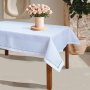 Σετ Τραπεζομάντηλο (165x320) + Πετσέτες 4002 White Dimeco