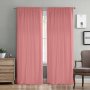 Κουρτίνα (150x275) Με Τρέσα Samos C93047 Dark Pink Lino Home