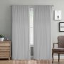 Κουρτίνα (150x275) Με Τρέσα Samos C98073 Gray Lino Home
