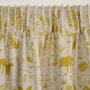 Κουρτίνα (133x270) Με Τρέσα Kettu 201 Mustard Lino Home