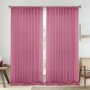 Κουρτίνα (150x295) Με Τρέσα 1010 Dark Pink Lino Home